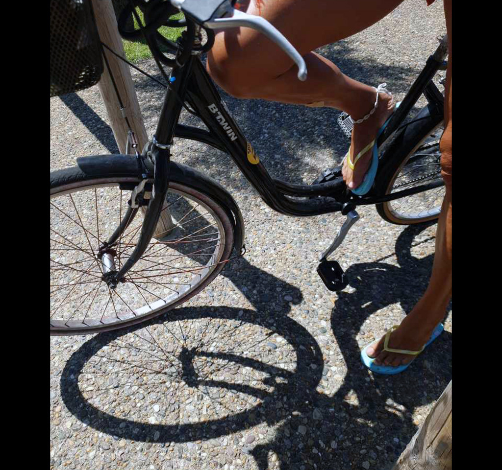 Bici da spiaggia al check-in di Wheelskeep Anglet, Francia